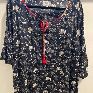 Johnny Was JADE silk blouse